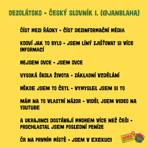 Dezolé - český slovník